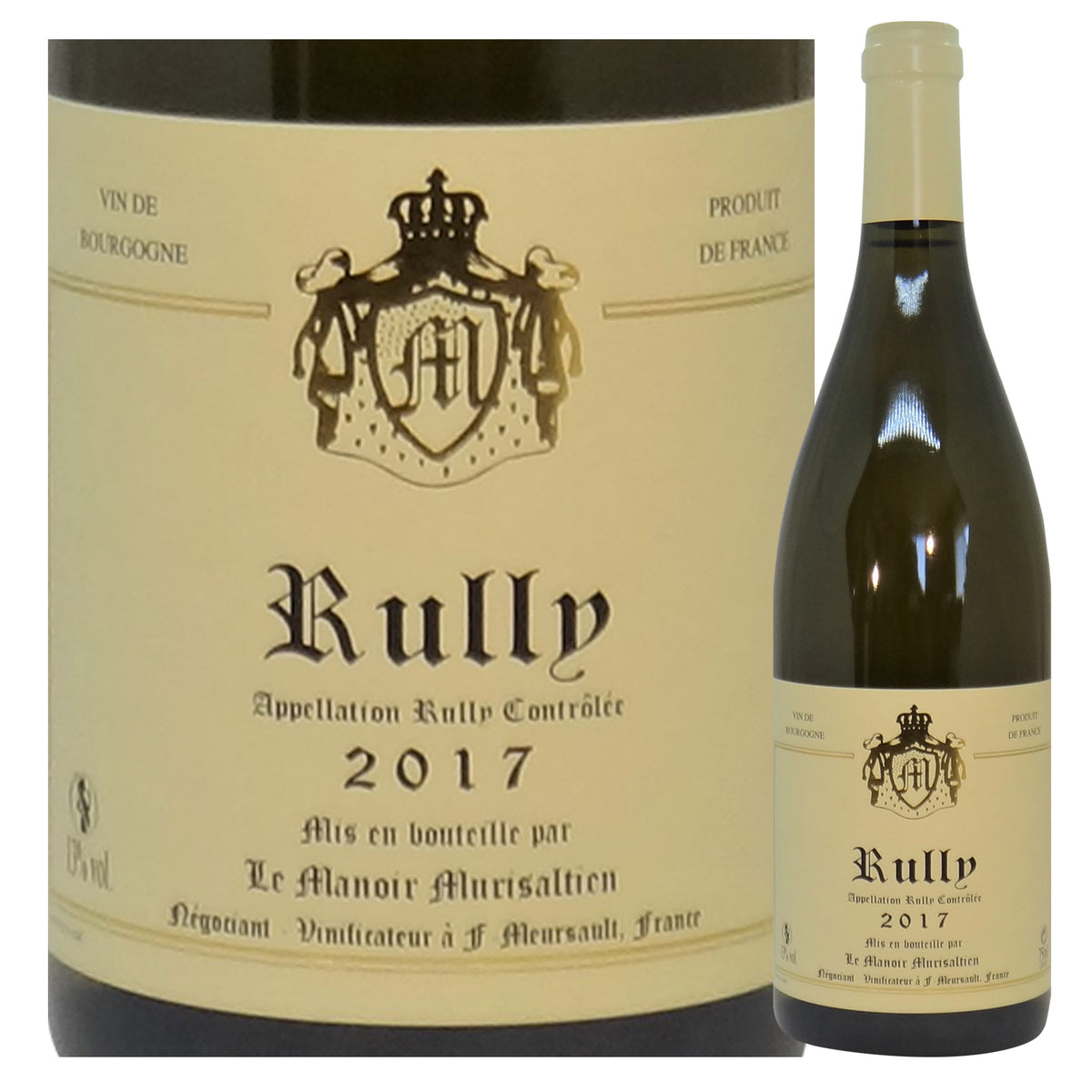 マノワールミュリザルティアン Rully リュリー 白ワイン 2017 村