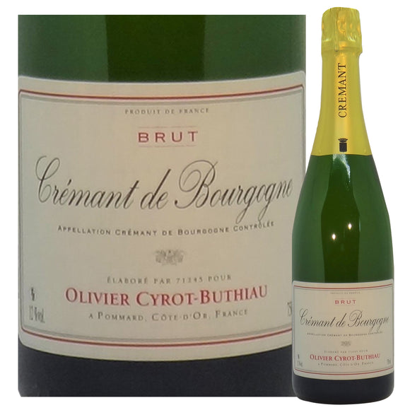 ドメーヌシロブチョ クレマン ド ブルゴーニュ Cremant de Bourgogne Blanc de Noir 辛口スパークリング ワイン